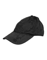 Dolce & Gabbana Black Floral Jacquard 6 Panels Baseball Cap