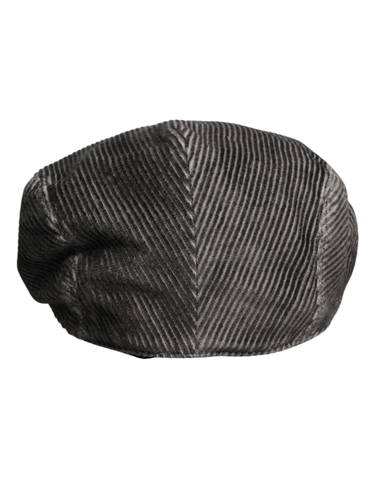Dolce & Gabbana Gray Cotton Newsboy Capello Cabbie Hat