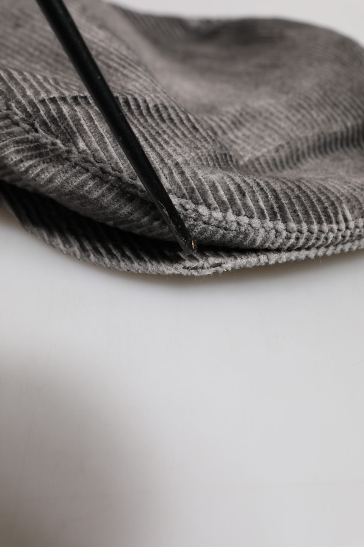 Dolce & Gabbana Gray Cotton Newsboy Capello Cabbie Hat