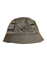 Dolce & Gabbana Brown DG Plaque Wide Brim Bucket Hat
