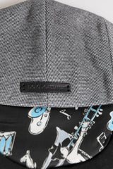 Dolce & Gabbana Gray Cotton Newsboy Capello Cabbie Hat