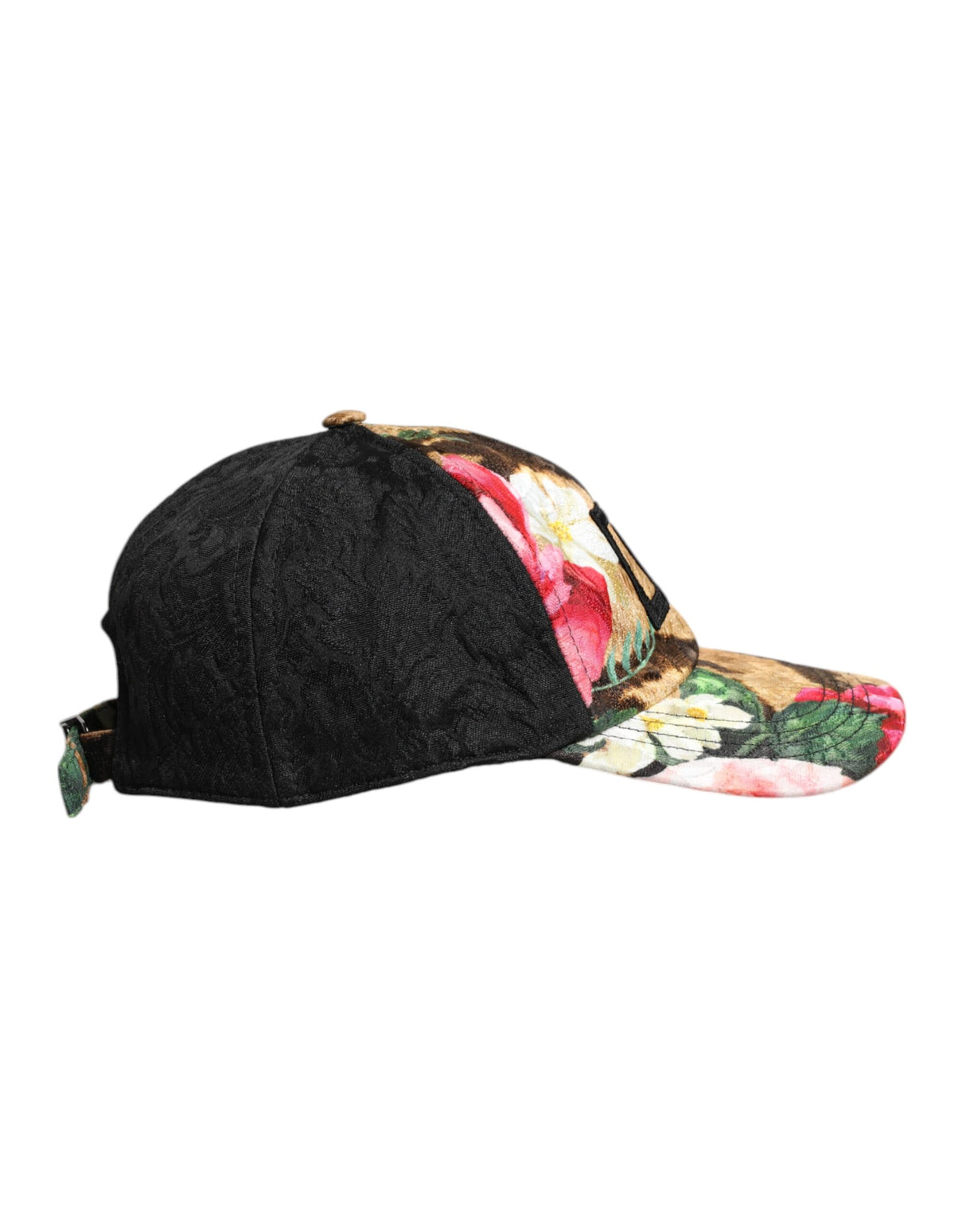 Dolce & Gabbana Multicolor DG Logo Patch 6 Panels Baseball Cap