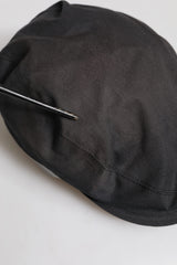 Dolce & Gabbana Black Cotton Newsboy Capello Cabbie Hat
