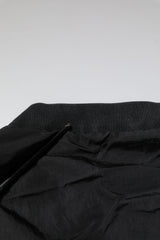 Dolce & Gabbana Black Nylon Logo Full Zip Bomber Jacket