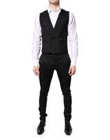 Dolce & Gabbana Black Single Breasted Formal 3 Piece Suit