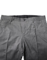Dolce & Gabbana Gray Wool Single Breasted 2 Piece Suit