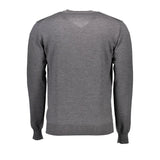 Harmont & Blaine Gray Wool Men Sweater
