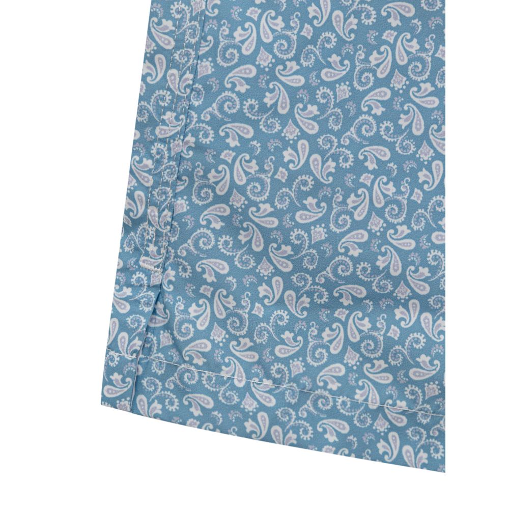 Isaia Blue Polyester Swimwear