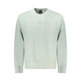 Hugo Boss Green Cotton Men Sweater