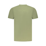 Cavalli Class Green Cotton Men T-Shirt