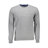 Harmont & Blaine Gray Wool Men Sweater