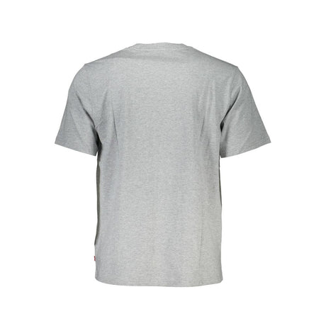 Levi's Gray Cotton Men T-Shirt