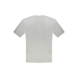North Sails Gray Cotton Men T-Shirt