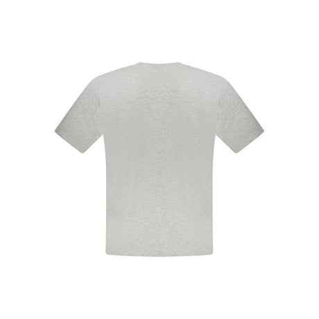 North Sails Gray Cotton Men T-Shirt