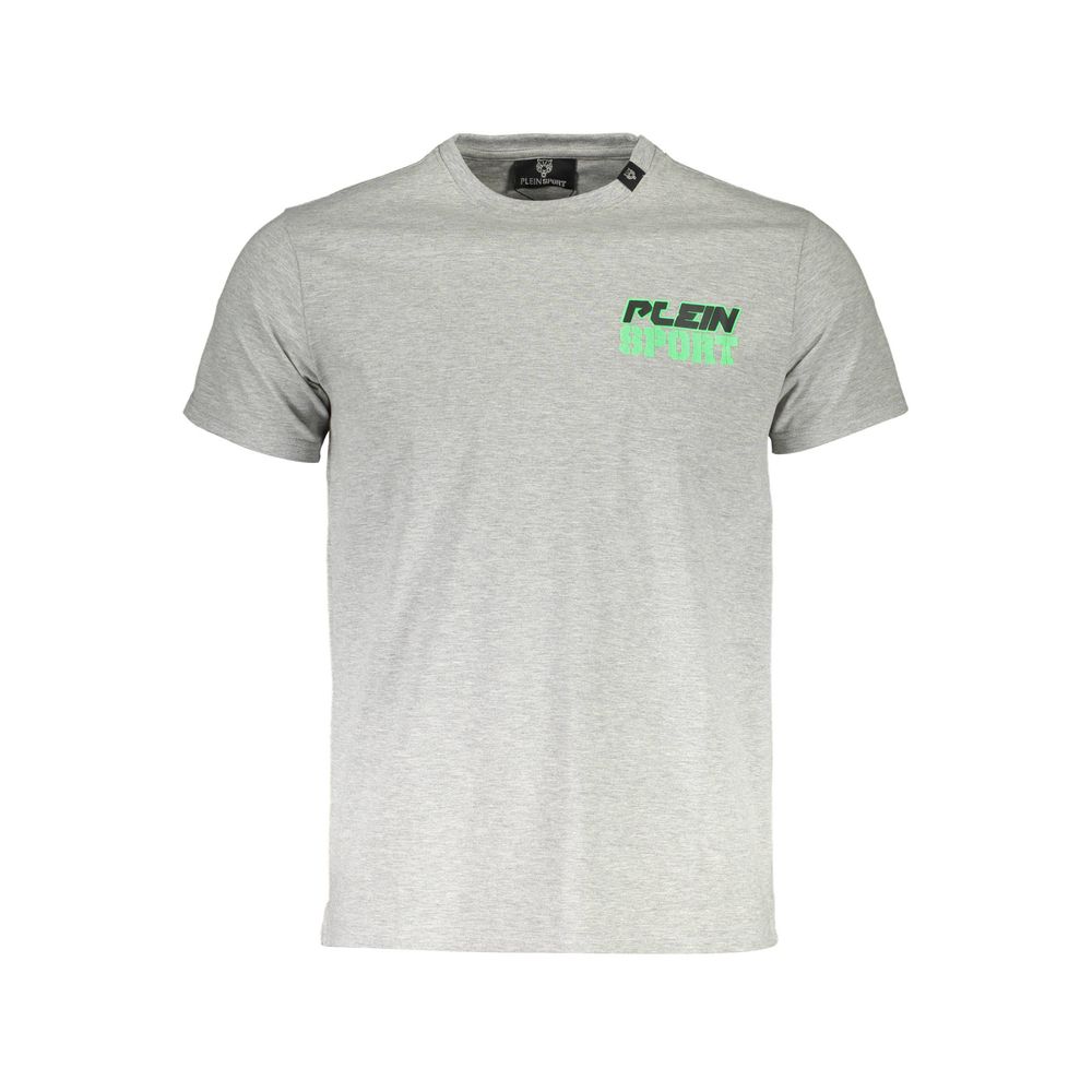 Plein Sport Brown Cotton Men T-Shirt
