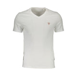 Guess Jeans White Organic Cotton Men T-Shirt