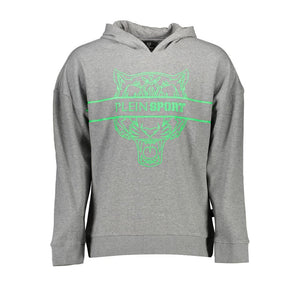 Plein Sport Brown Cotton Men Sweater