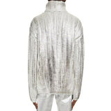 Balmain Brown Wool Men Turtleneck Sweater