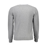 Harmont & Blaine Gray Wool Men Sweater