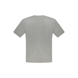 North Sails Gray Cotton Men T-Shirt