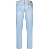 Lee Light Blue Cotton Men Jeans