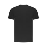 Cavalli Class Black Cotton Men T-Shirt