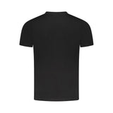 Cavalli Class Black Cotton Men T-Shirt