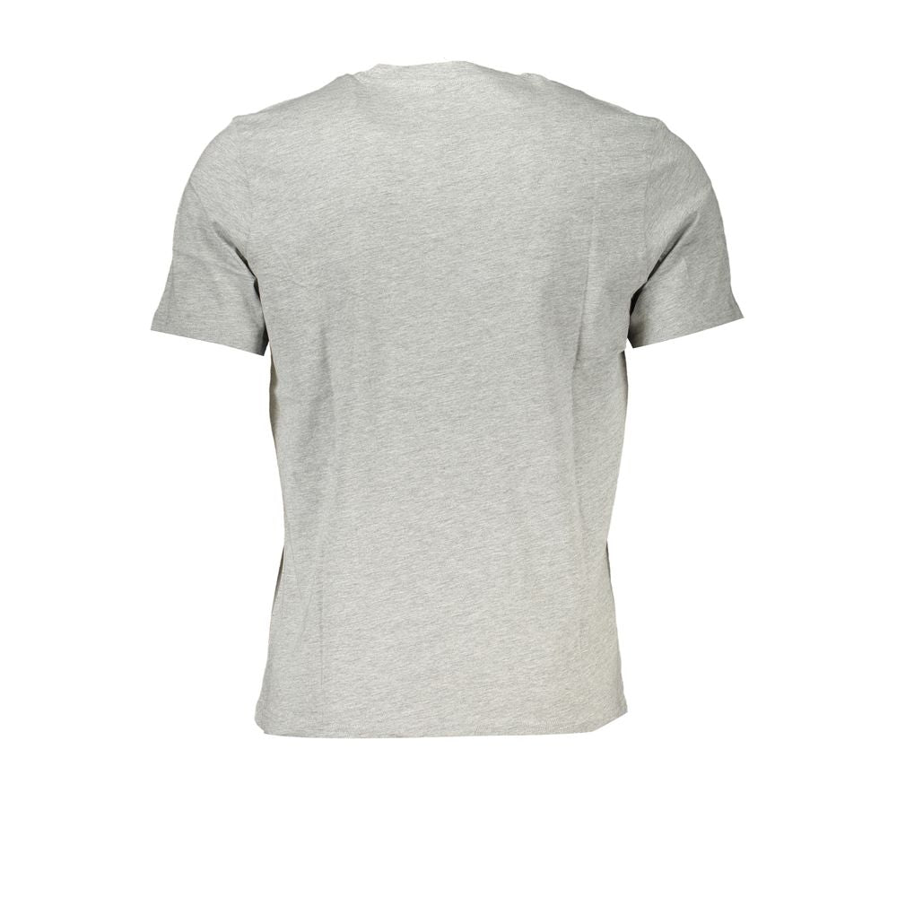 North Sails Gray Cotton Men T-Shirt