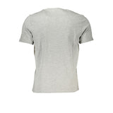 North Sails Gray Cotton Men T-Shirt