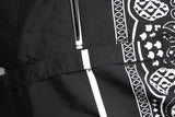 Dolce & Gabbana Black White Bandana Cotton Formal Dress Shirt