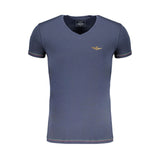 Aeronautica Militare Blue Cotton T-Shirt