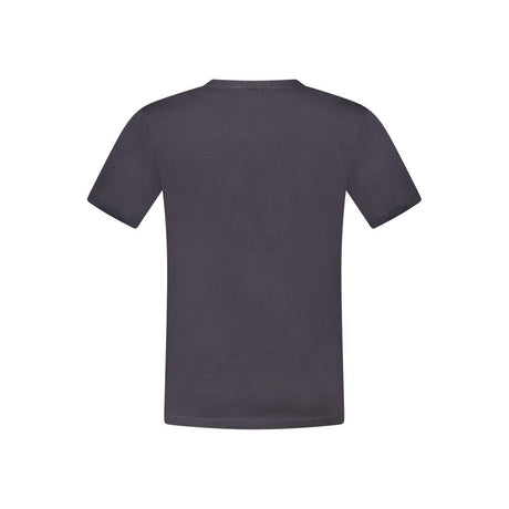 Rifle Blue Cotton Men T-Shirt