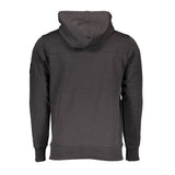 Calvin Klein Black Cotton Men Sweater with Hood