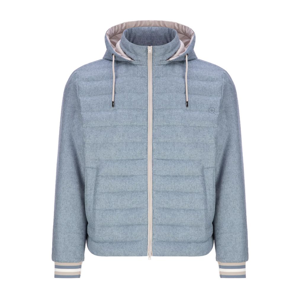 Herno Blue Silk Jacket