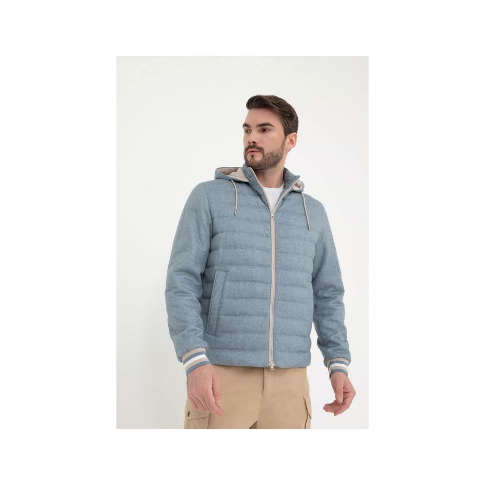 Herno Blue Silk Jacket