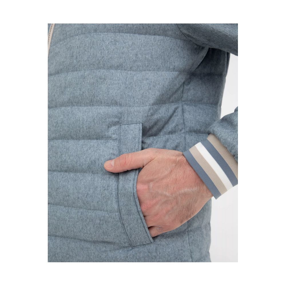 Herno Blue Silk Jacket