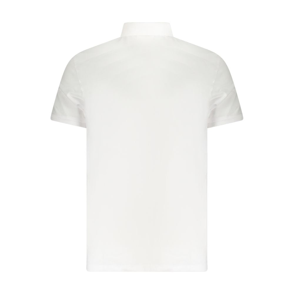 Calvin Klein White Cotton Men Polo Shirt
