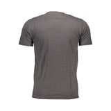 Sergio Tacchini Gray Cotton Men T-Shirt