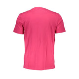 Hugo Boss Pink Cotton Men T-Shirt
