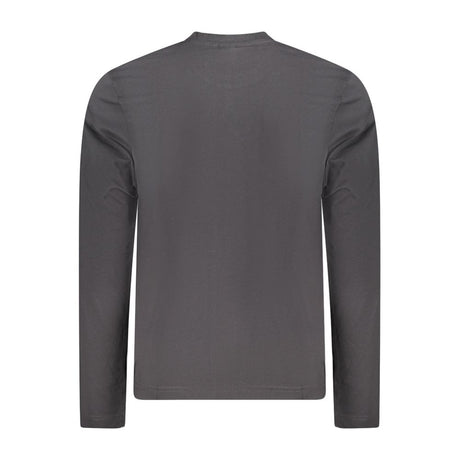 North Sails Black Cotton Men T-Shirt