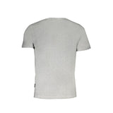 Napapijri Gray Cotton Men T-Shirt