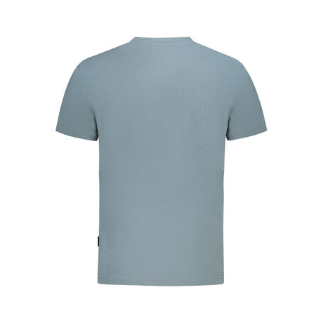 Napapijri Gray Cotton Men T-Shirt