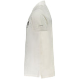 Trussardi White Cotton Men Polo Shirt