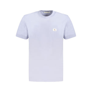 Calvin Klein Light Blue Cotton Men T-Shirt