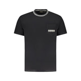 Napapijri Black Cotton T-Shirt