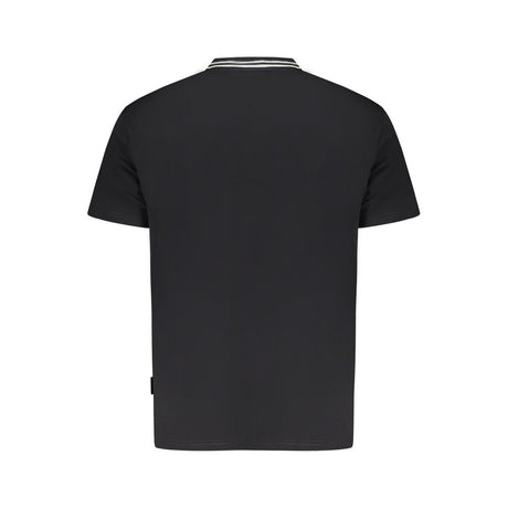 Napapijri Black Cotton T-Shirt