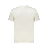 Napapijri White Cotton Men T-Shirt