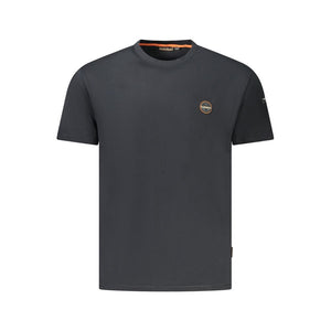 Napapijri Black Cotton Men T-Shirt