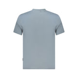 Napapijri Gray Cotton Men T-Shirt