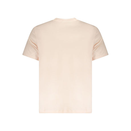 Calvin Klein Pink Cotton Men T-Shirt